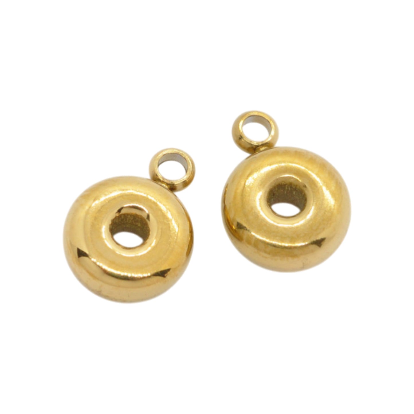 Bubble Buchstaben Charms Halskette / Edelstahl
