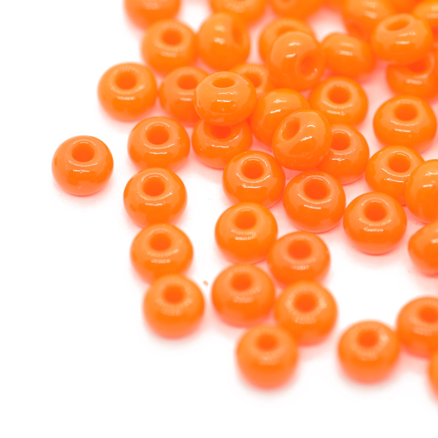 Preciosa Rocailles / deep orange opak 5/0 Ø 4,5mm / 15gr.