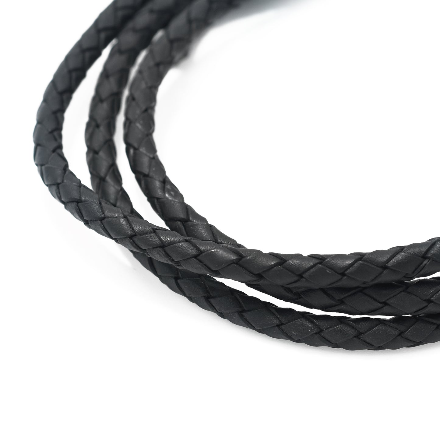 Lederband geflochten Bolo / Ø 5mm