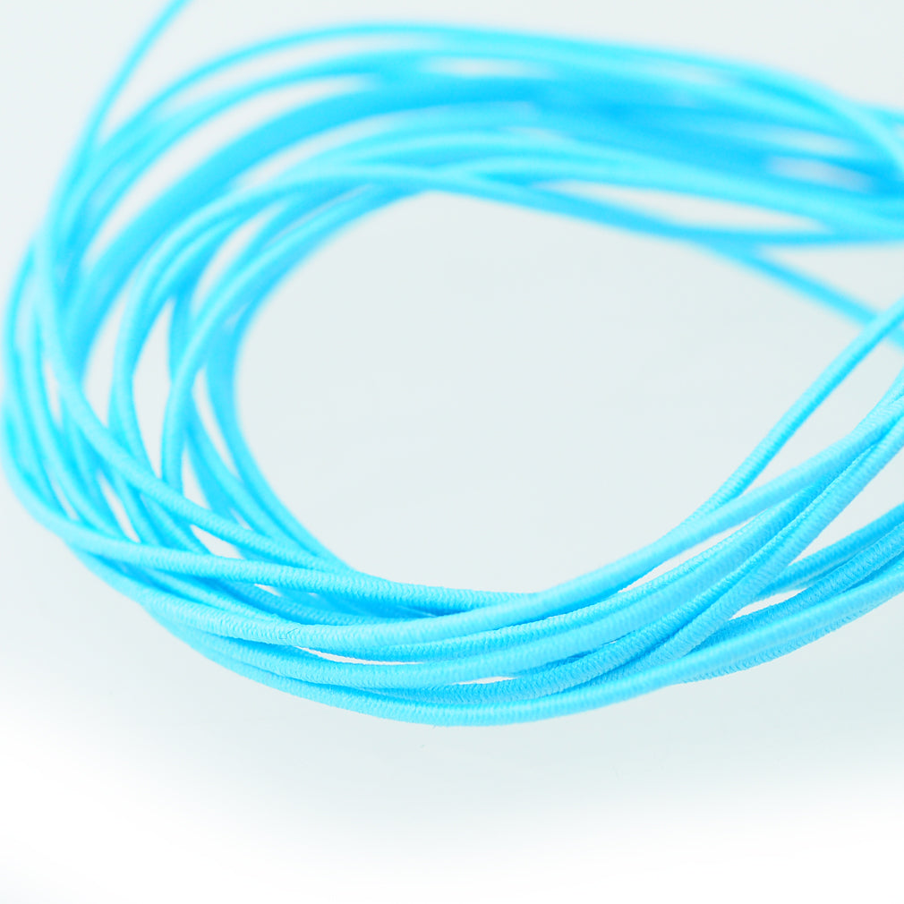 Elastisches Gummiband hellblau 1,5m / Ø 1mm