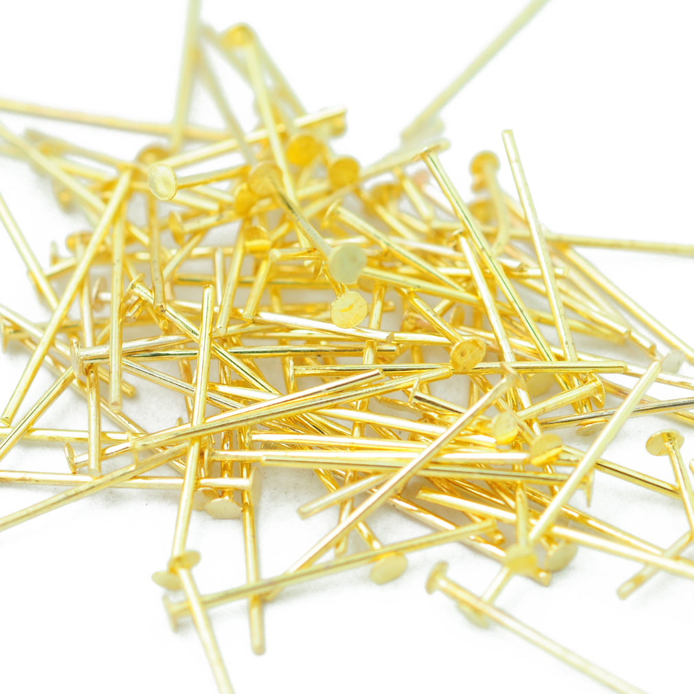 Nietstifte kurz / goldfarben / 18mm