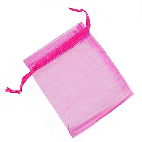 Organzebeutel hot pink / 10x15 cm