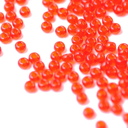 Preciosa Rocailles hell rot / Ø 2,6mm (9/0) / 15gr.