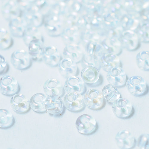 Preciosa Rocailles crystal irisierend / Ø 2,6mm (9/0) / 15gr.