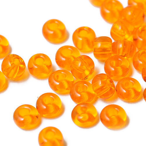 Preciosa Rocailles orange / Ø 4,5mm (5/0) / 15gr.