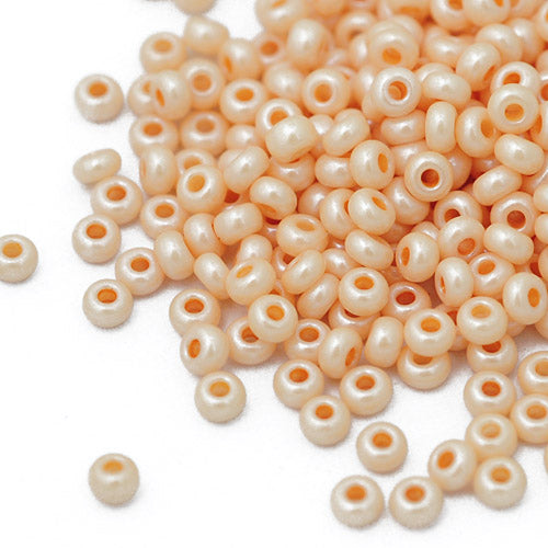Preciosa Rocailles apricot cream / Ø 2,6mm (9/0) / 15gr.