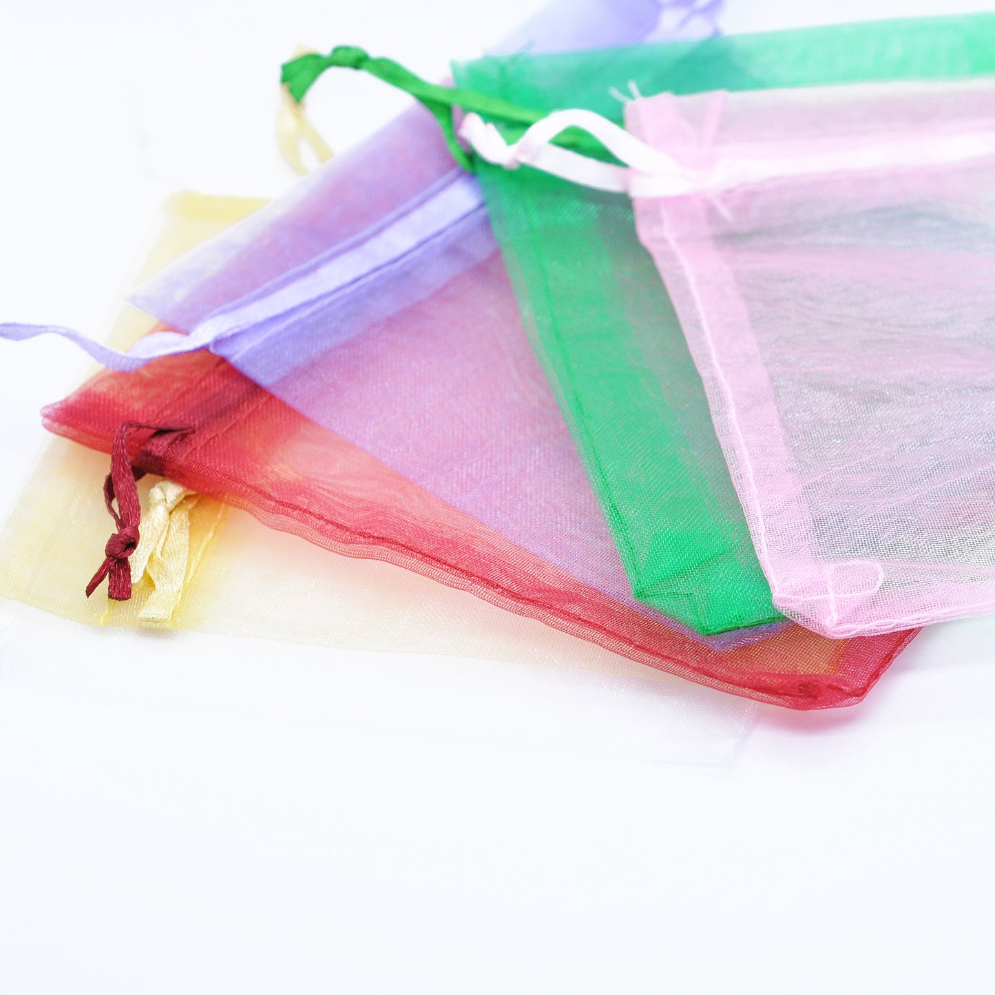 Handicraft set "HAPPY" / colorful beads / Katsuki / organza bags & more