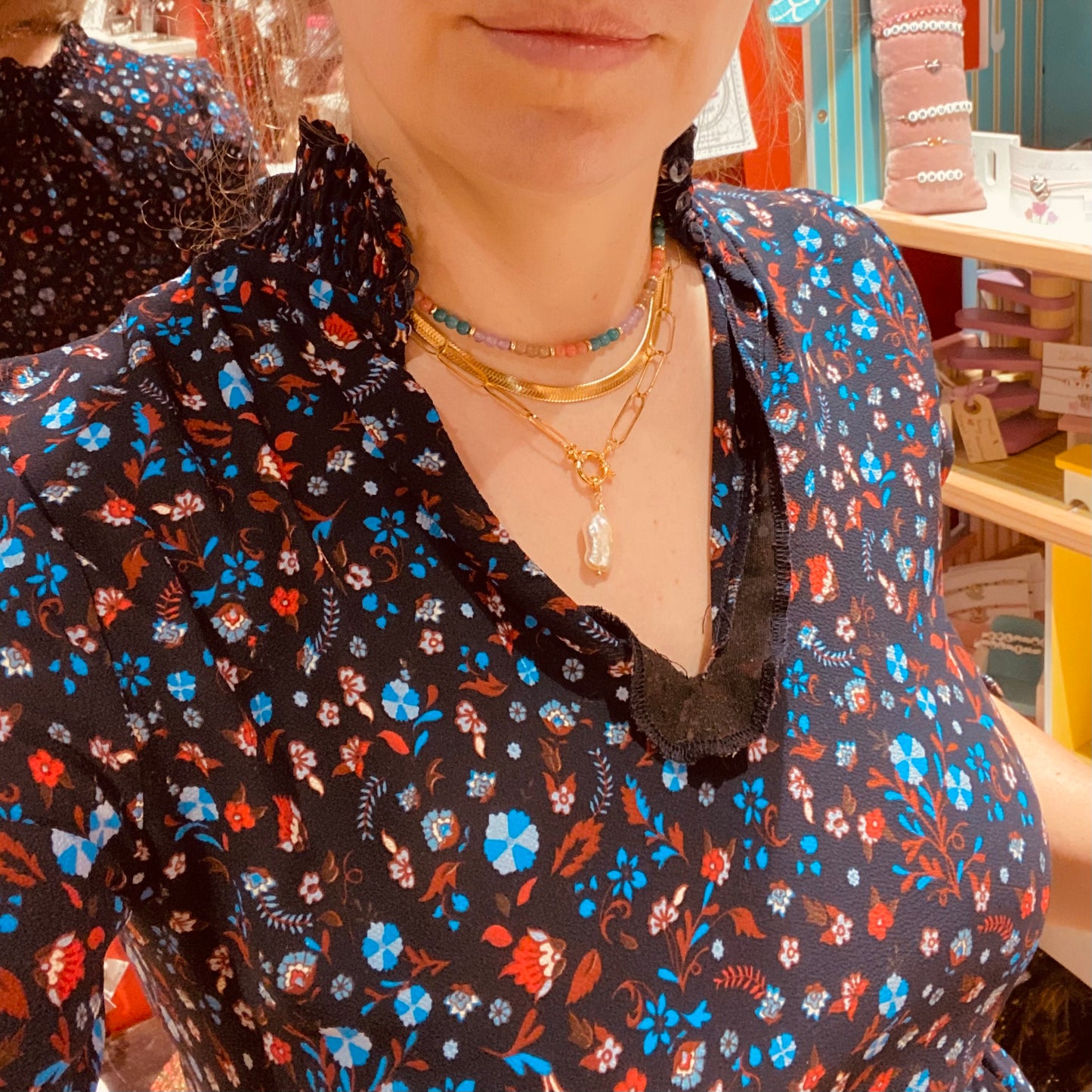 BIWA Süsswasserperle irregulär / 12 x 18 mm