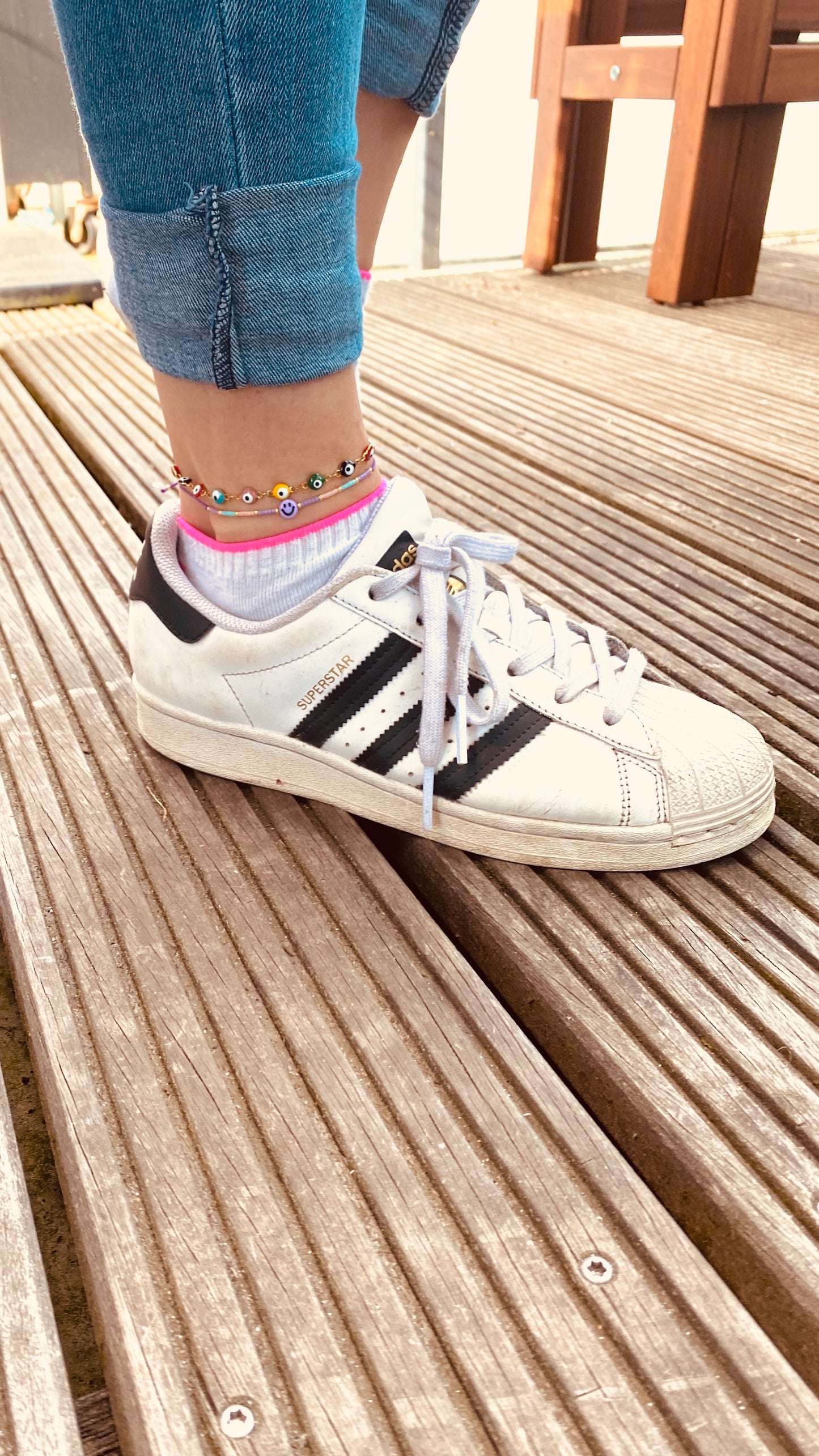 Shop the Look // Instagram Fusskettchen // Evil Eye Happy Smile