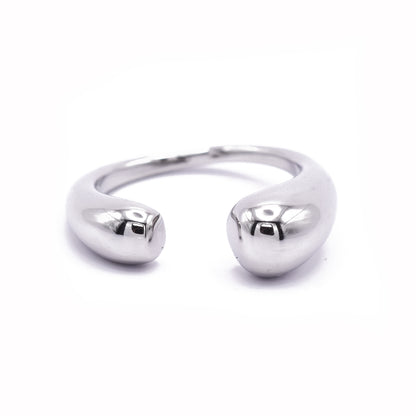 Ring / Big Drop / NUENA Collection Edelstahl