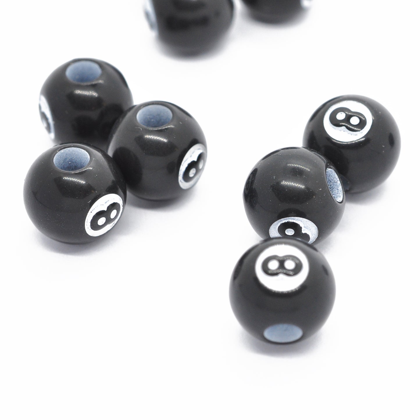 Billiard Kugel 8 schwarz / 10mm