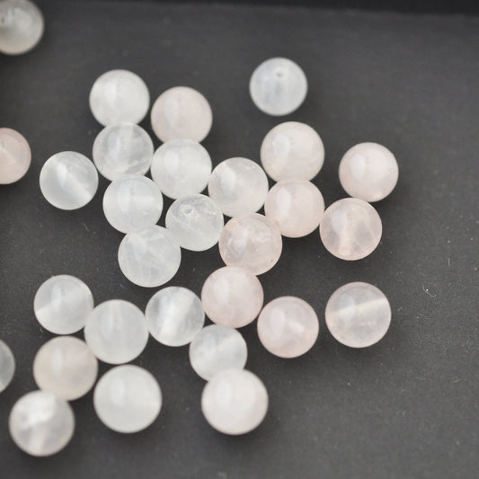 Rose quartz gemstone pink / Ø 4 mm