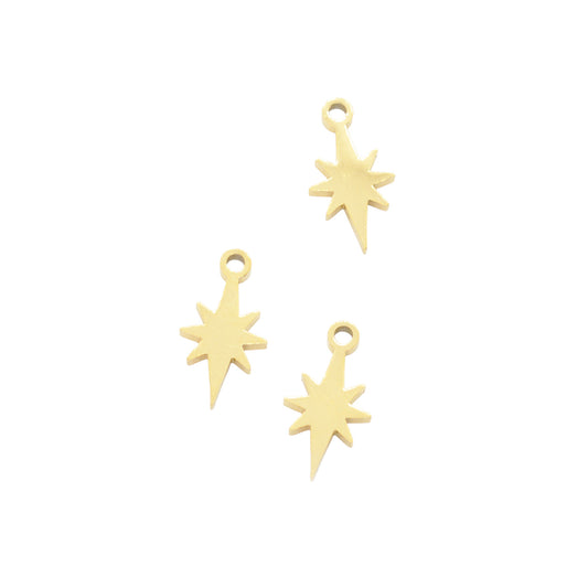 Polarstern Anhänger Edelstahl / 12mm