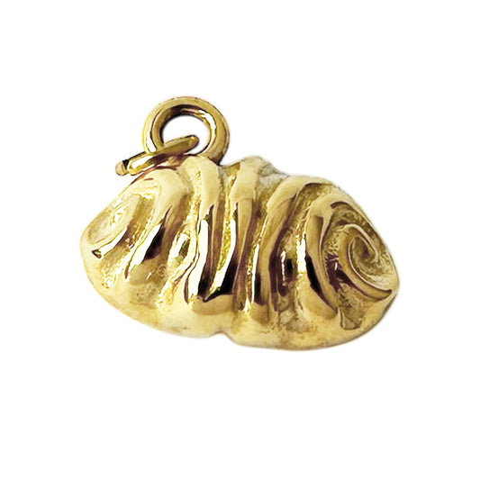 Franzbrötchen Anhänger / NUENA Hamburg Charm / Edelstahl