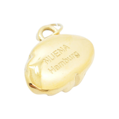 Franzbrötchen Anhänger / NUENA Hamburg Charm / Edelstahl