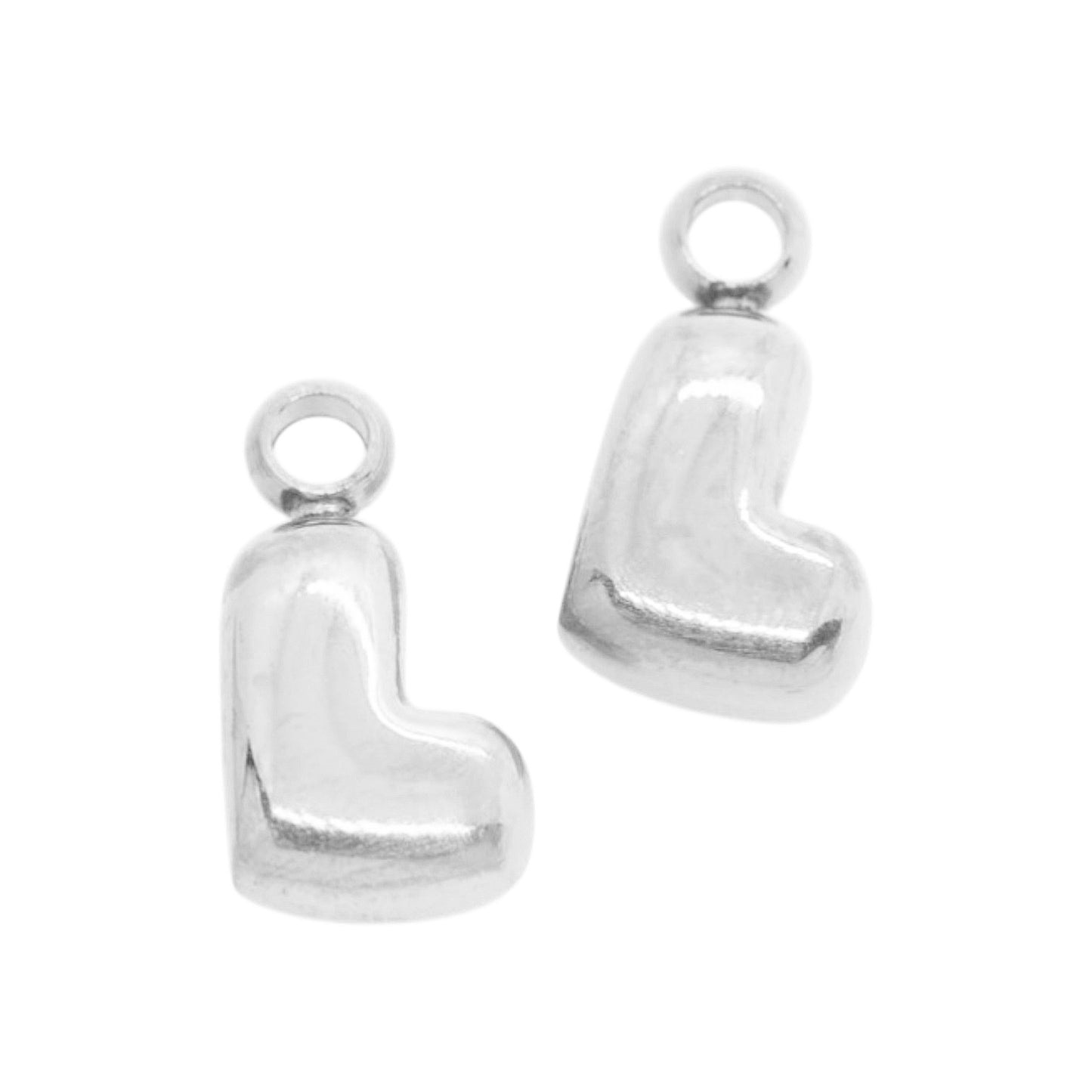 Bubble Buchstaben Charms Halskette / Edelstahl