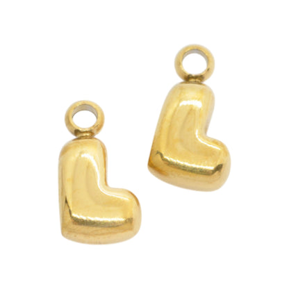 Bubble Buchstaben Charms Halskette / Edelstahl