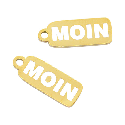 MOIN Charm / NUENA Collection Anhänger / Edelstahl