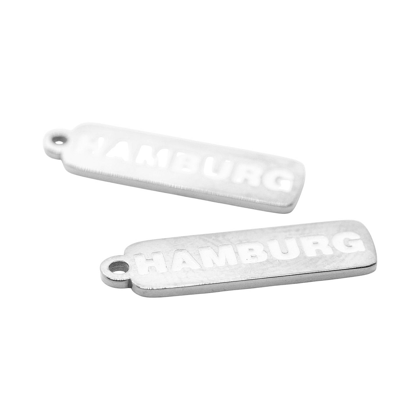 HAMBURG Charm / NUENA Collection Anhänger / Edelstahl