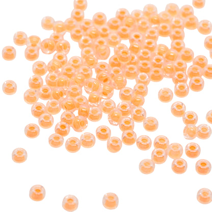 Miyuki Rocailles / neon orange inside colored 8/0  11gr. Ø 3mm (4298)