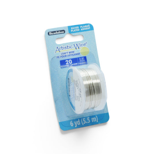 Artistic Wire Modellierdraht silber / Ø 0,81mm