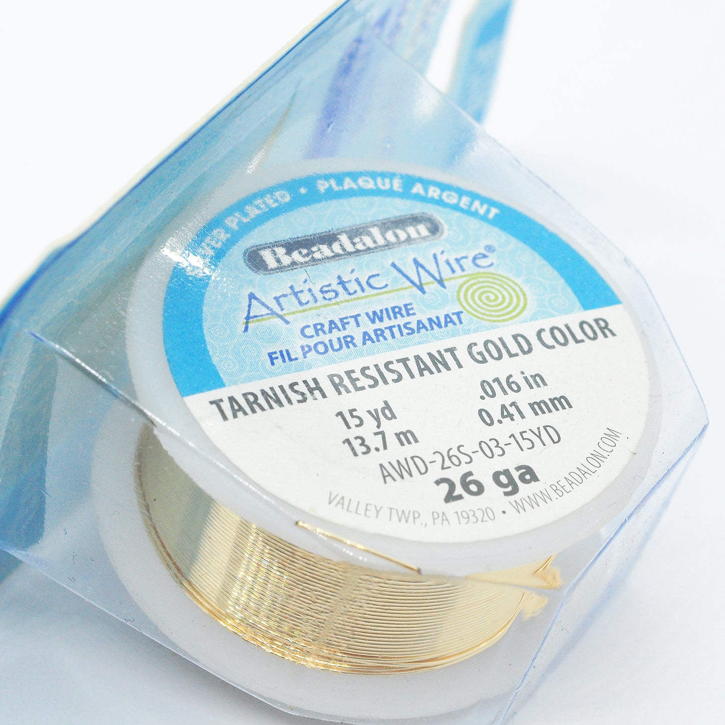 Artistic Wire Modellierdraht gold / Ø 0,41mm