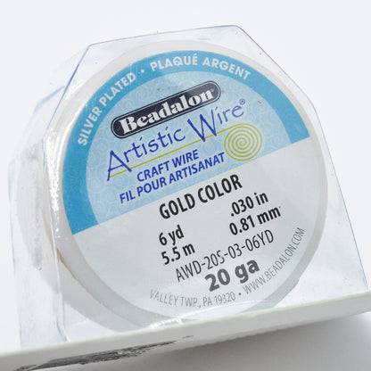 Artistic Wire Modellierdraht gold / Ø 0,81mm