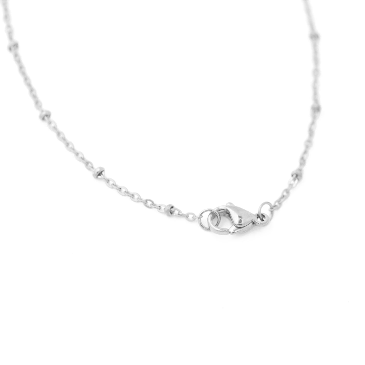 Edelstahl Kette mit Kügelchen / 45 cm