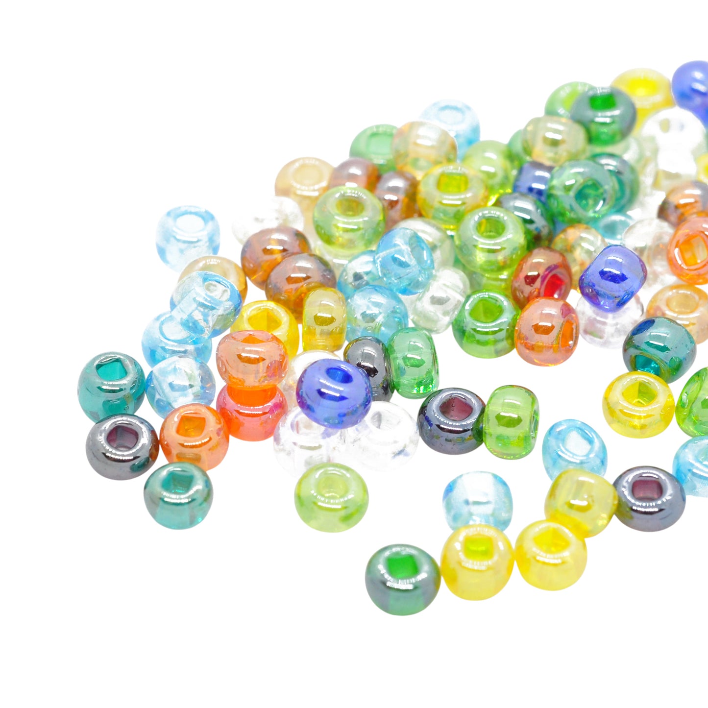 Preciosa Rocailles / lüster mix clear 6/0  Ø4mm / 15gr.