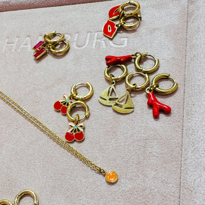 Mini Creole massiv / Edelstahl / Ø 12 mm