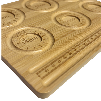 AKTION - Kleines Perlenbrett / Sortierbrett für Armbänder & Ketten aus Holz