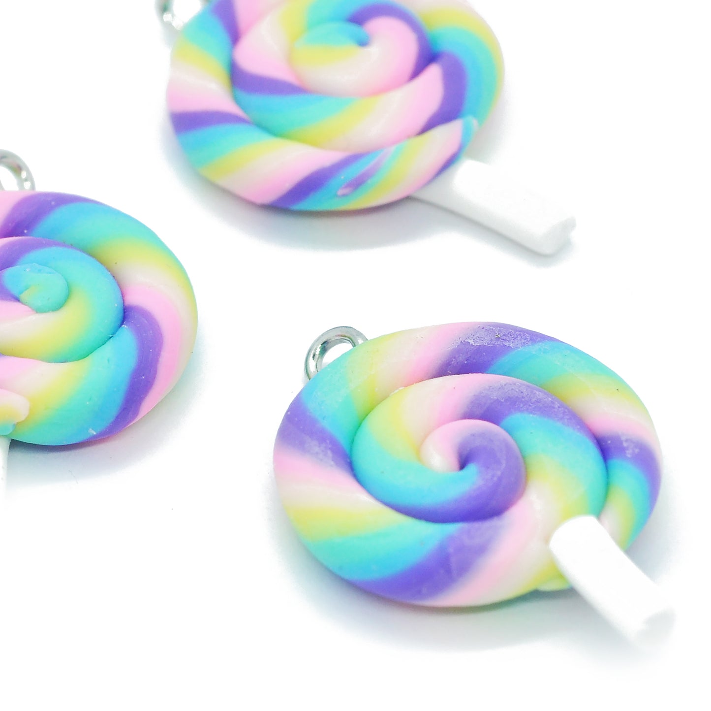 Fimo Lollipop Anhänger / 20 mm