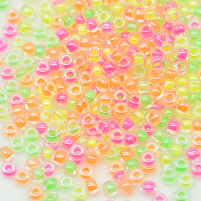 Miyuki Rocailles 11/0 mix neon / 15gr. Ø 2mm