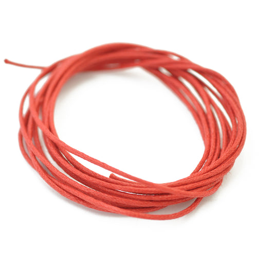 Baumwollband rot 2m / Ø 1,0mm