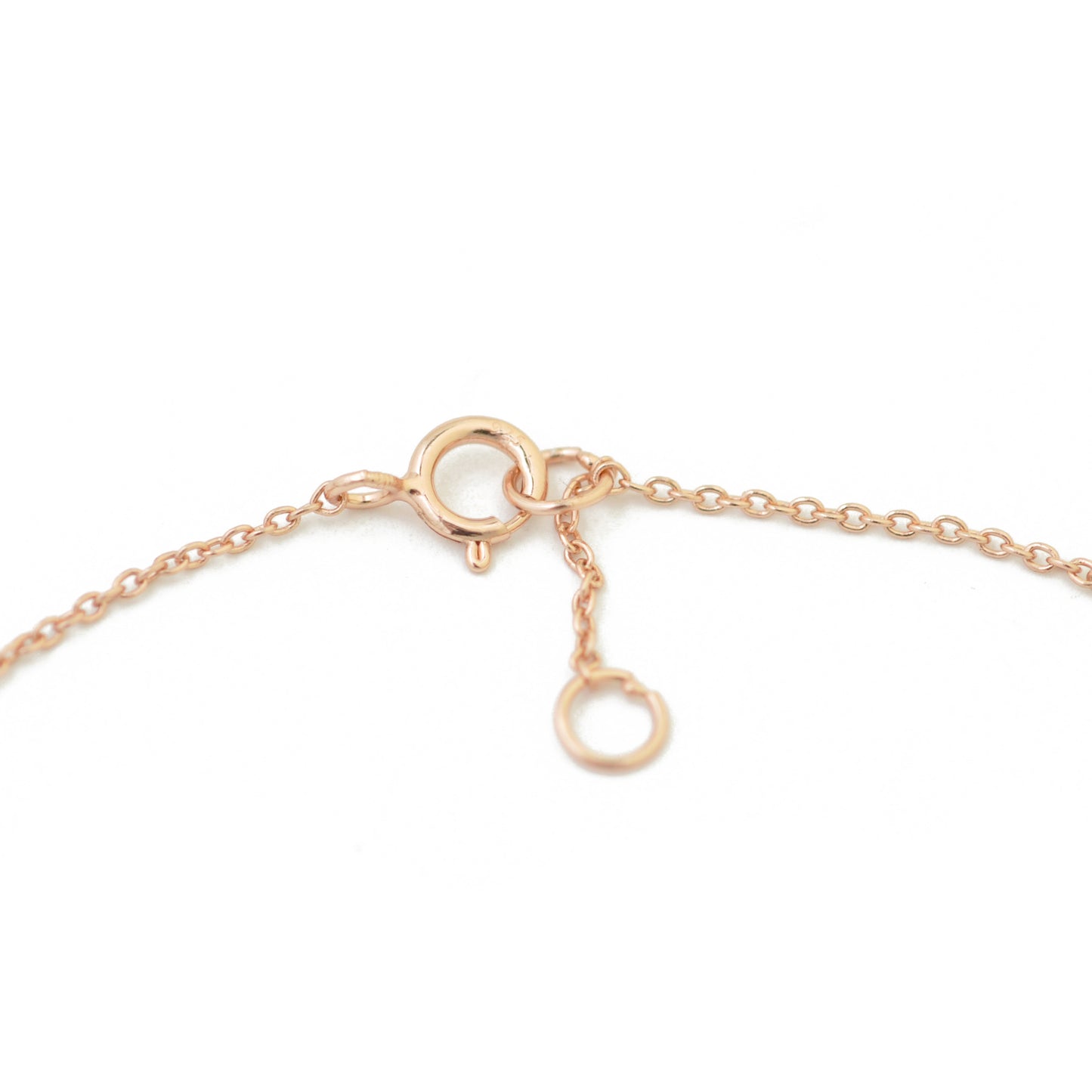 Zartes Armband / 925er Silber 18k rosévergoldet / 16-17 cm