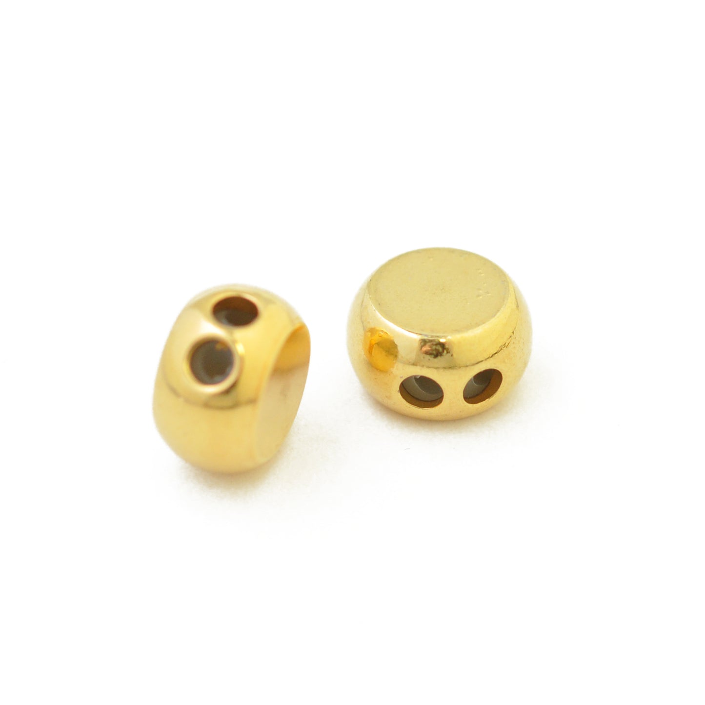 Schiebeverschluss für 2mm Bänder / goldfarben / 9 mm