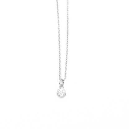 Elegante Zirkon Kette - 925er SterlingSilber - 42/45cm