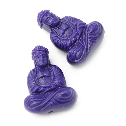 Buddha Acryl / lila / 26 mm