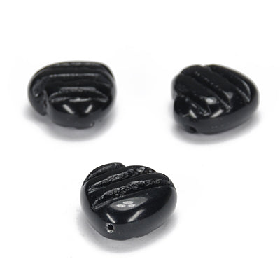 Onyx Herz Edelstein / 18 mm