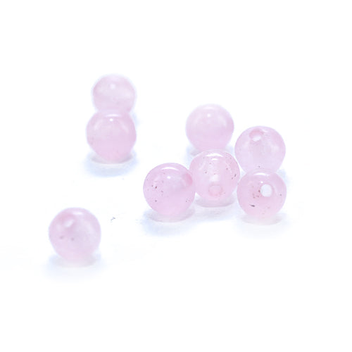 Rosenquarz Edelstein rosa / Ø 4 mm