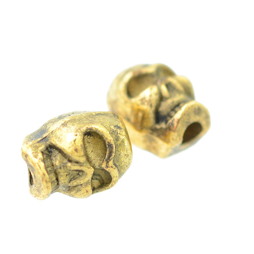 Totenkopf Skull Element / goldfarben / 9 mm