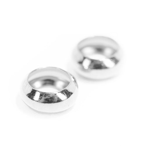 Donut Spacer / silberfarben / Ø 8 mm