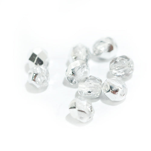 Preciosa Glasschliffperlen Crystal CAL / 100 Stk. / 4mm