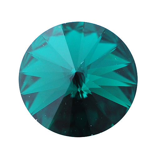 Swarovski Rivoli 1122 / Emerald / Ø 12mm