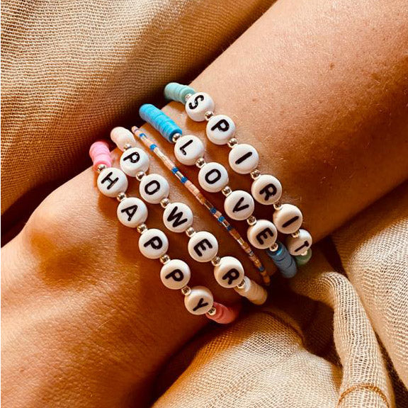 Katsuki Scheiben Perlen Strang / lachs rosa / Ø 4 mm