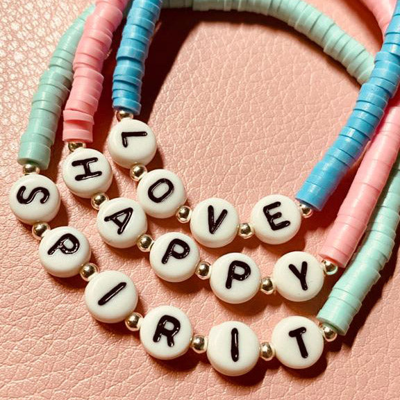 Katsuki Scheiben Perlen Strang / lachs rosa / Ø 4 mm